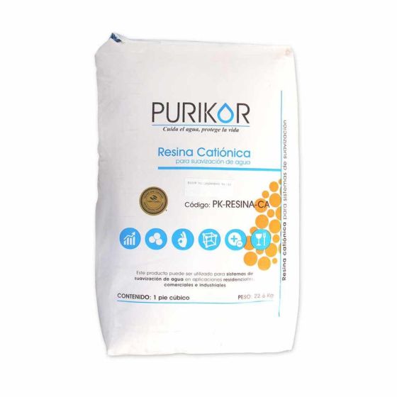 Bulto de Resina Cationica Purikor 1Ft3