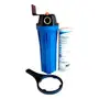 KIT Portafiltro Azul 2.5x10 + Cartucho Carbón Activado Aquilae